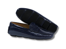 Load image into Gallery viewer, Mocassin Angela Navy