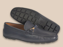 Load image into Gallery viewer, Mocassino Navy - Made in Italy -