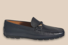 Load image into Gallery viewer, Mocassino Navy - Made in Italy -