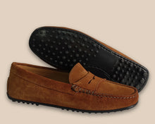 Load image into Gallery viewer, Mocassino Penny Cognac - Made in Italy -