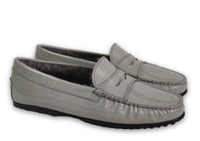 Load image into Gallery viewer, Mocassin Vincenza Light Grey