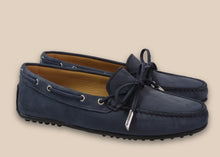 Load image into Gallery viewer, Mocassino Lacci Navy - Made in Italy -