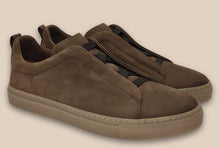 Load image into Gallery viewer, Sneaker Nabuk Marrone - Made in Italy -