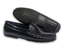 Load image into Gallery viewer, Mocassin Vincenza Navy
