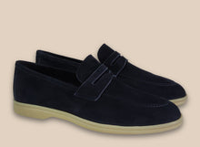 Load image into Gallery viewer, Mocassini Penny Navy - Made in Italy -