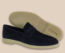 Load image into Gallery viewer, Mocassini Penny Navy - Made in Italy -