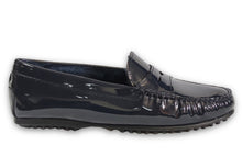 Load image into Gallery viewer, Mocassin Vincenza Blue Navy