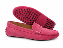 Load image into Gallery viewer, Mocassin Missy Penny Magenta-Made in Italy
