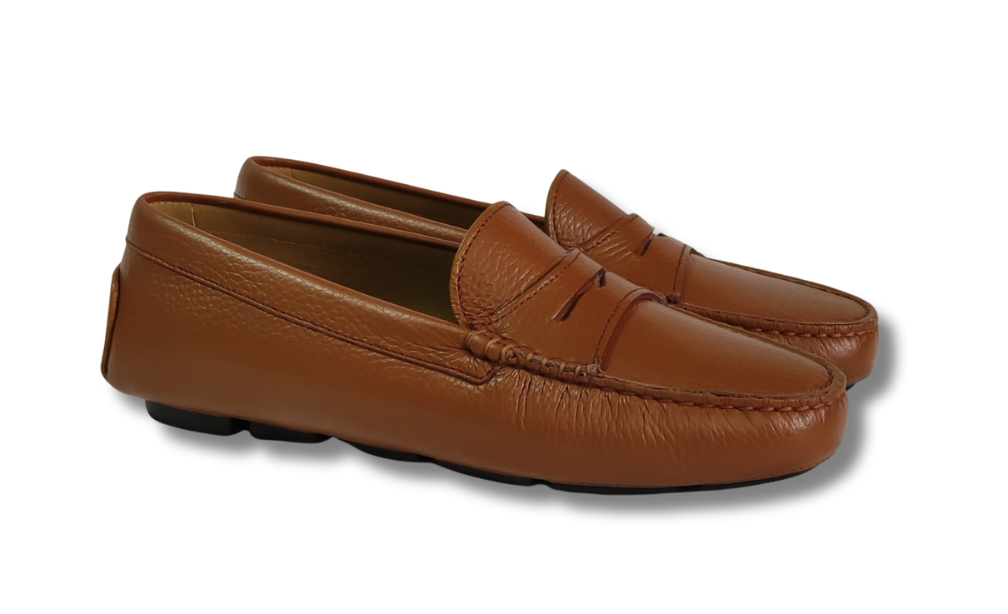 NWOT Patrizio Dolci, Italian made, brown leather loafers, sz 9 Patrizio Dolci Italian men main image 3