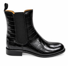 Load image into Gallery viewer, Chelsea Boots Croco Nero

