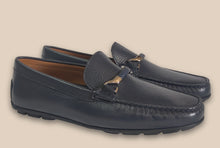 Load image into Gallery viewer, Mocassino Navy - Made in Italy -
