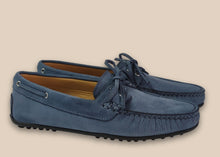 Load image into Gallery viewer, Mocassino Barca Blu - Made in Italy -
