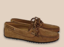 Load image into Gallery viewer, Mocassino Barca Tan - Made in Italy -
