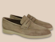 Load image into Gallery viewer, Mocassini Penny Beige - Made in Italy -
