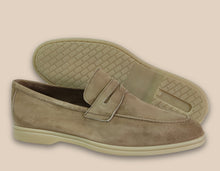 Load image into Gallery viewer, Mocassini Penny Beige - Made in Italy -
