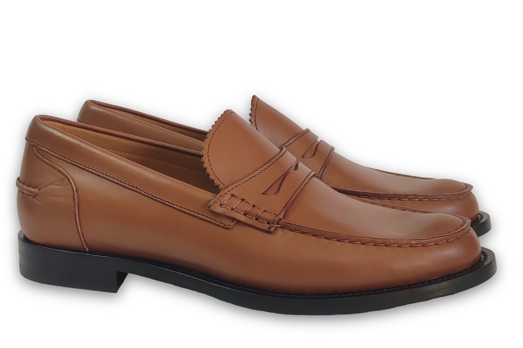 NWOT Patrizio Dolci, Italian made, brown leather loafers, sz 9 PATRIZIO DOLCI – Page 2 of 3 – Q Shoes main image 4