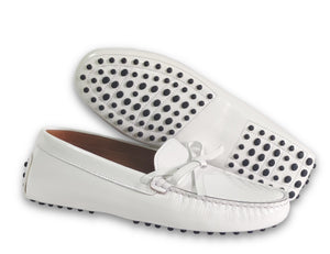Moccassin Tania White