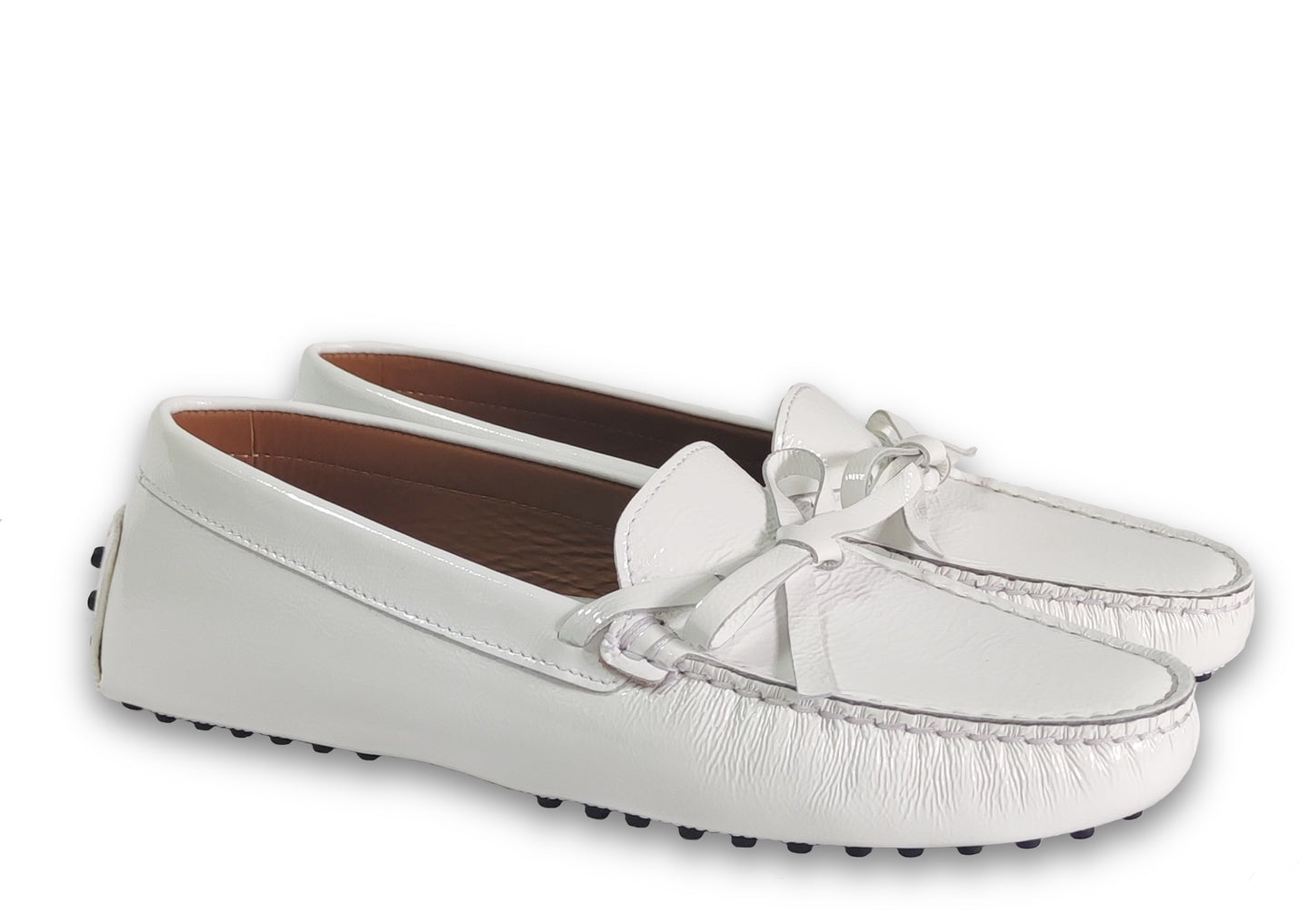 Moccassin Tania White