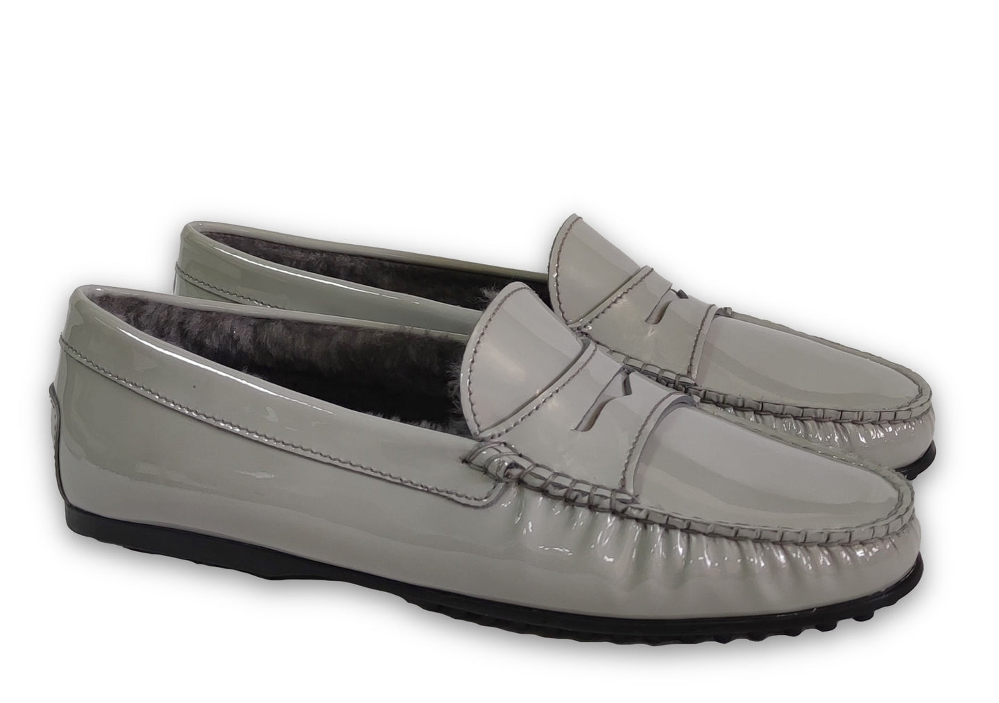 Mocassin Vincenza Light Grey