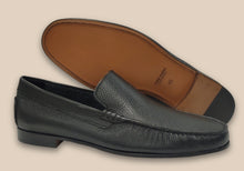 Load image into Gallery viewer, Mocassino Sfoderato Nero - Made in Italy -
