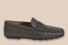 Load image into Gallery viewer, Mocassino Penny Marrone - Made in Italy -
